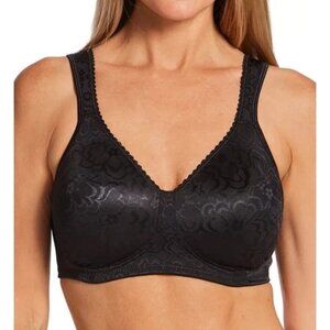 Playtex 18 Hour Ultimate Lift & Support Wire Free Bra 40G Black Style 4745 NEW